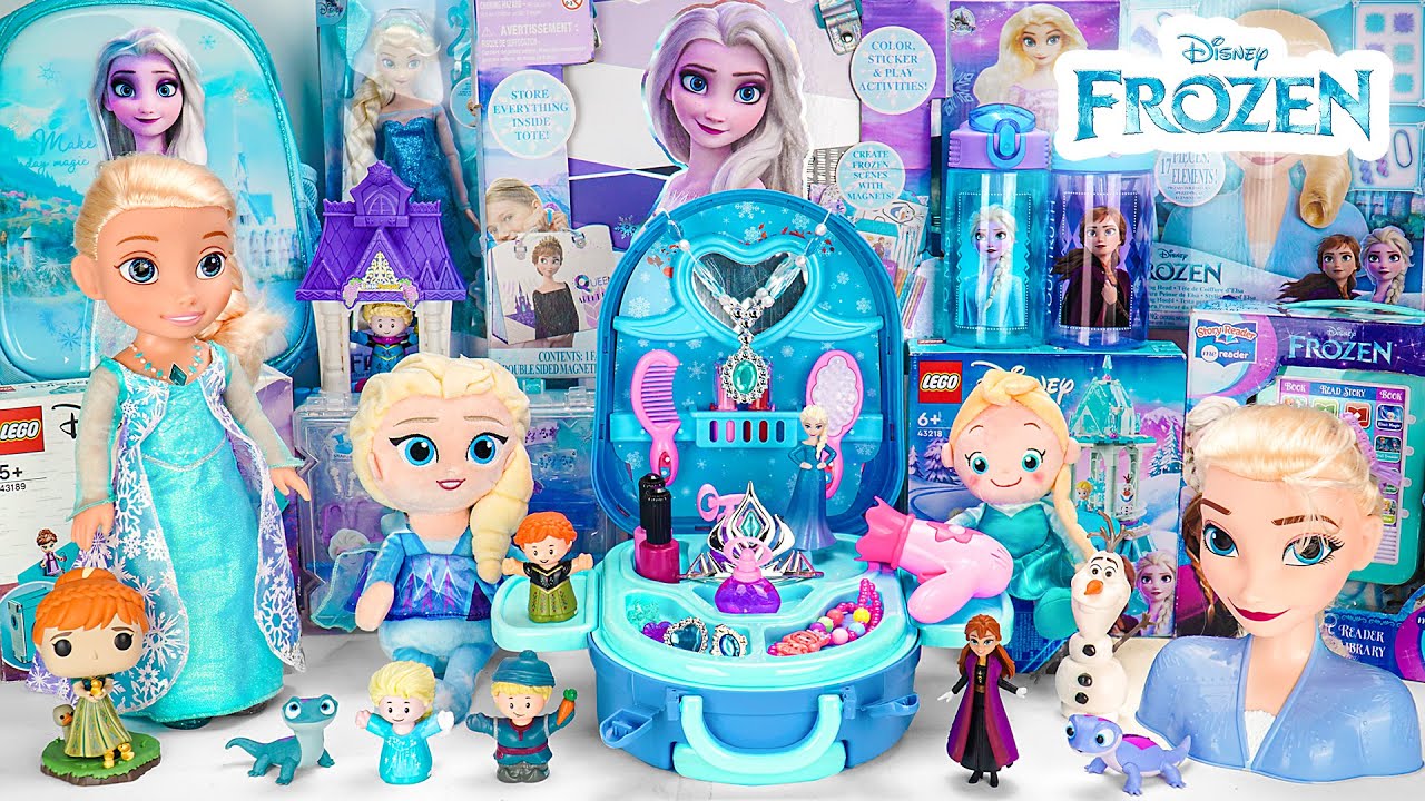 93 Minutes with Disney Frozen Toys Collection Unboxing | Disney Elsa Princess Makeup Beauty Playset