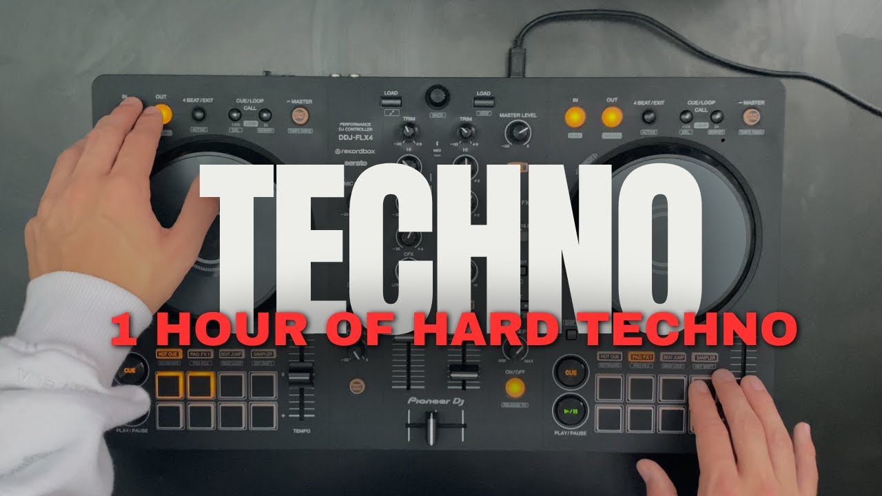 HARD TECHNO SET (1 hour) | Rave Music | DDJ-FLX4