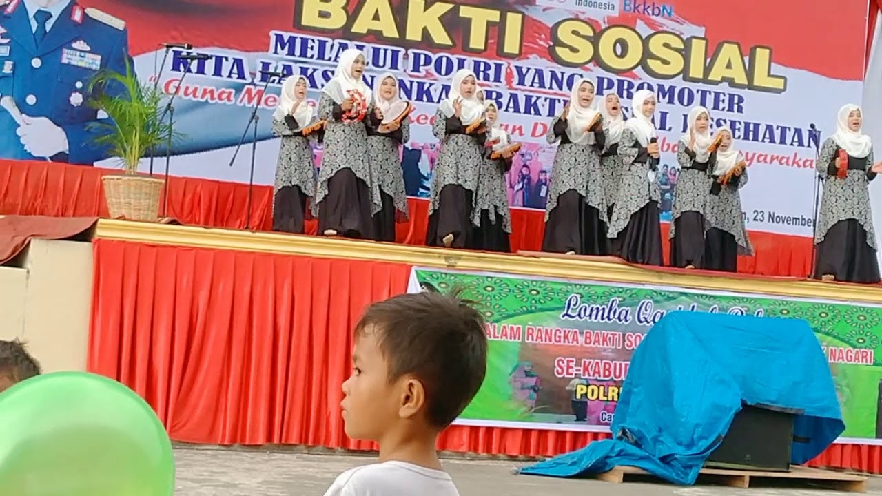Muhammad Al Amin. Lomba qasidah TK Kabupaten Pesisir Selatan