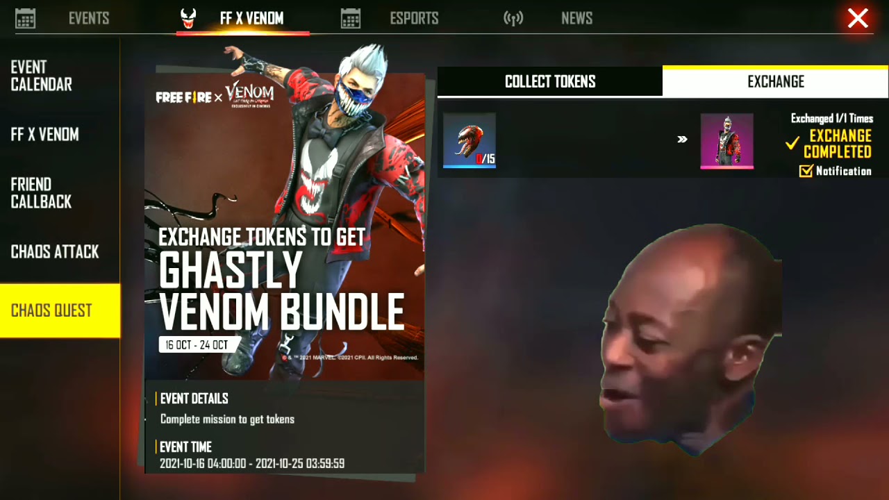 I Got GHASTLY VENOM BUNDLE || #freefire #shorts