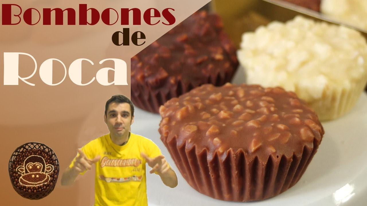 BOMBONES de ROCA, 😍🍫😋O ROCAS de CHOCOLATE Y ALMENDRA Receta # 219