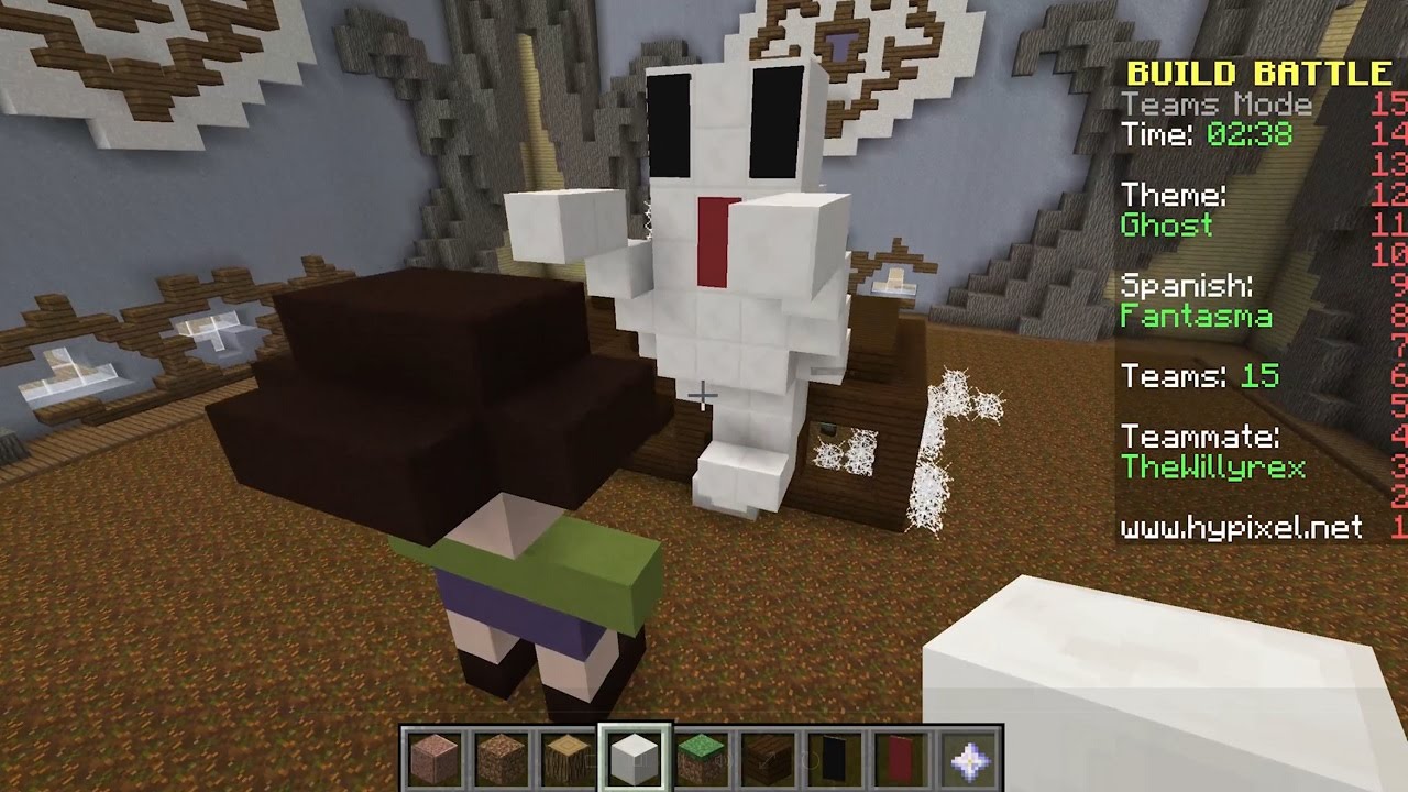 BUILD BATTLE CON WILLY - EL FANTASMA Y LA MOMIA!