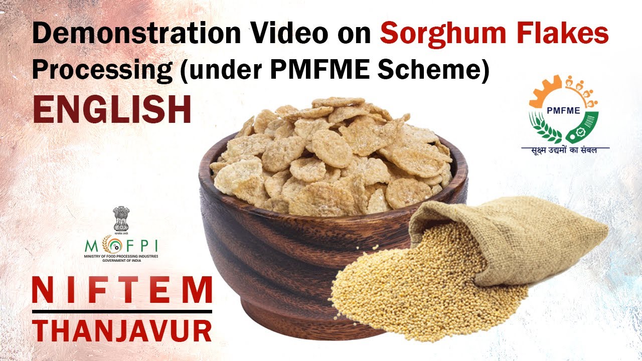 Demonstration Video on Sorghum Flakes Processing (under PMFME Scheme) - ENGLISH