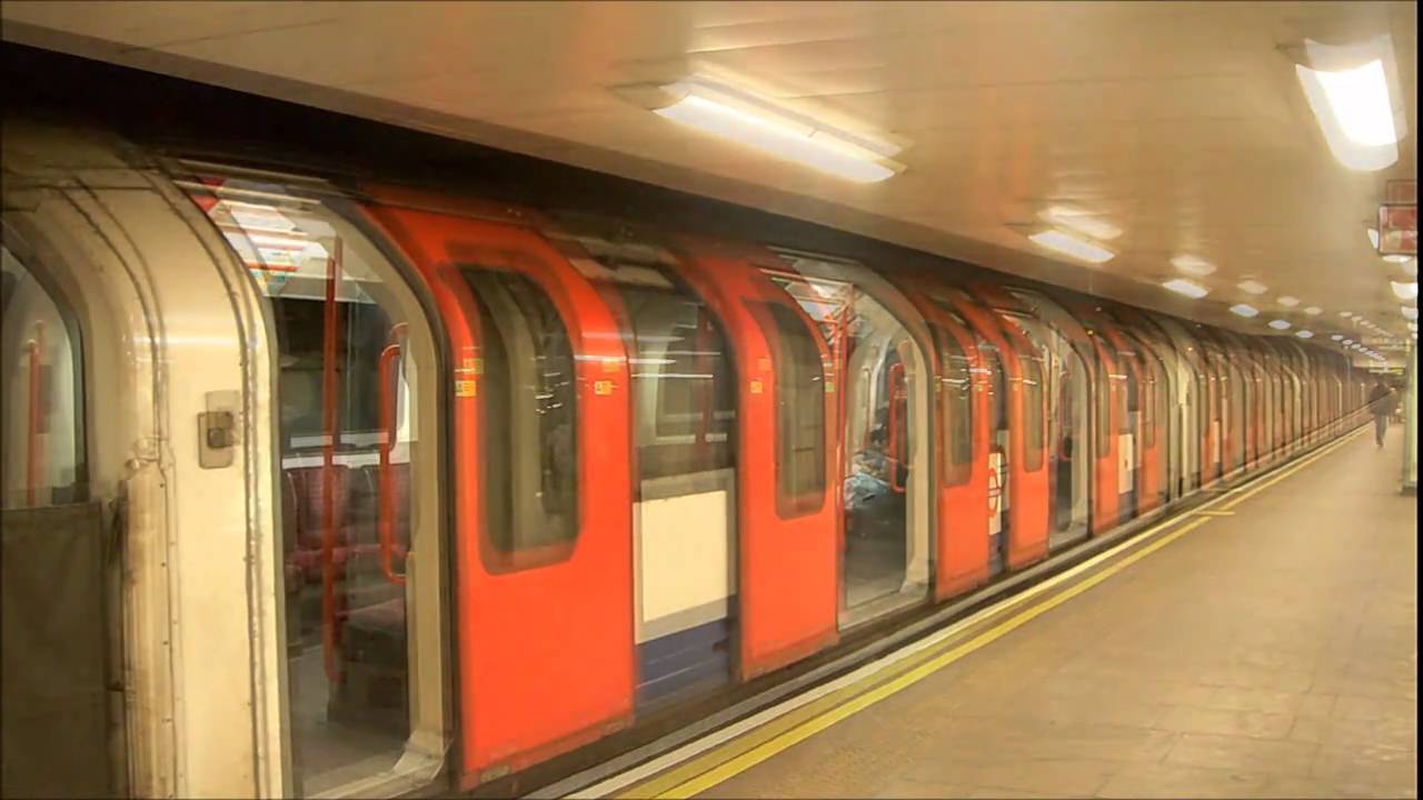 London Underground Trains at Mile End