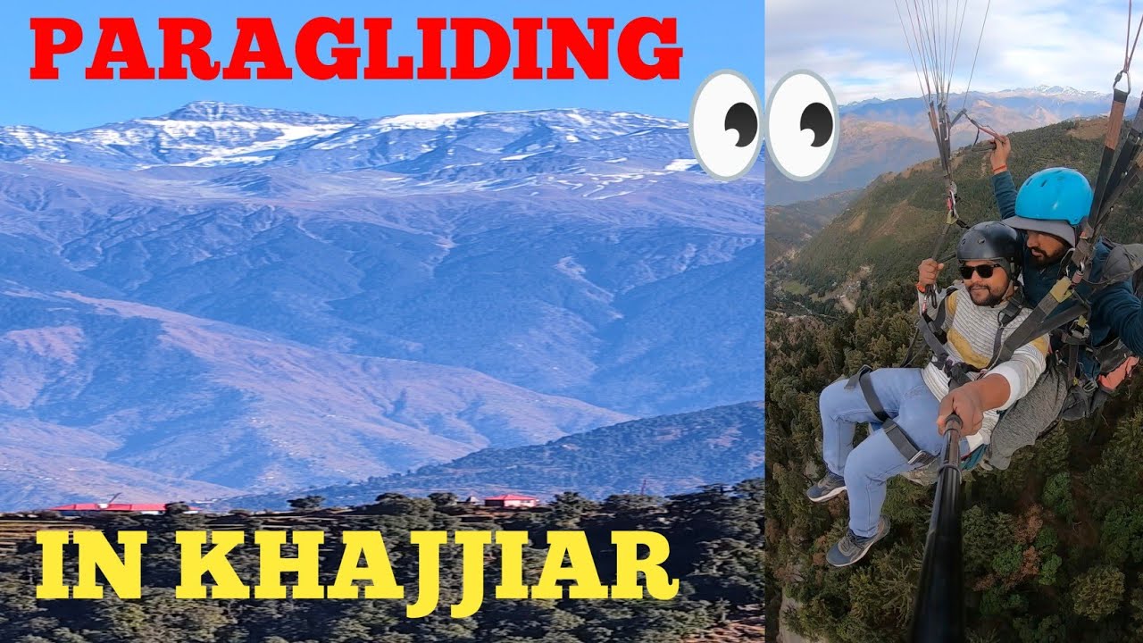 Paragliding in Khajjiar |Dalhousie Himachal Pradesh |Mini Switzerland of India |Dalhousie Khajjiar |