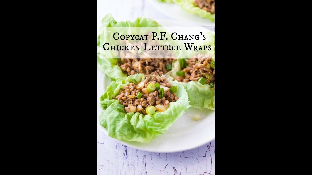 Copycat P.F. Chang's Chicken Lettuce Wraps