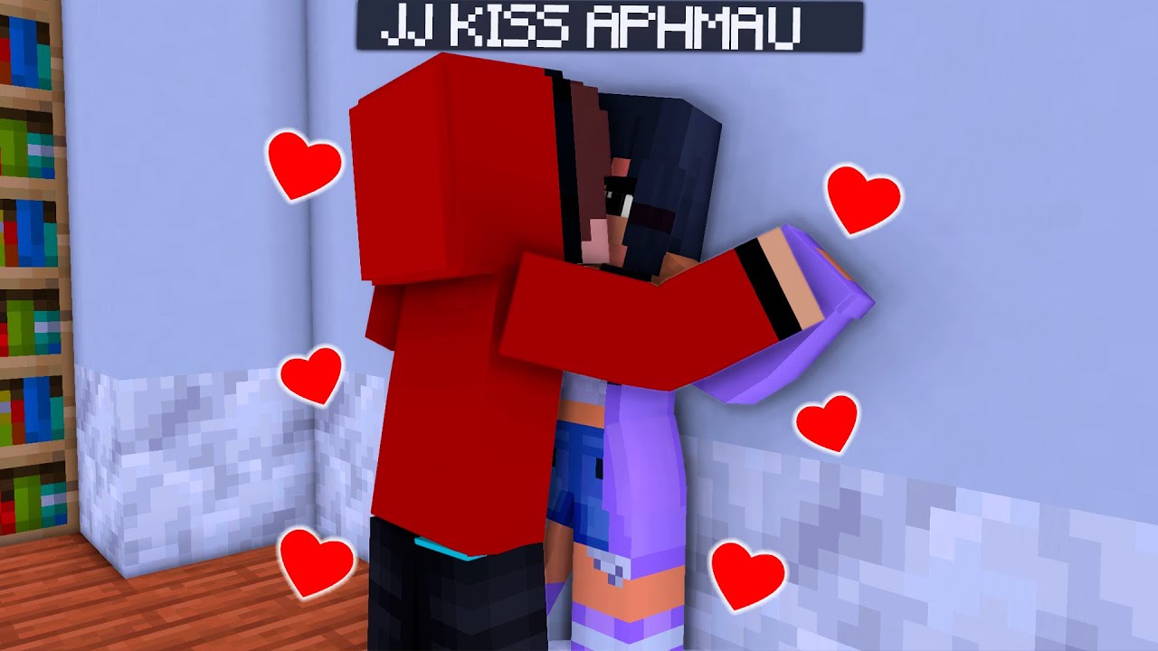 JJ *maizen* KISS Aphmau | CHICKEN WINGS MEME | FIRST MEET MEME  😱 - Minecraft Animation