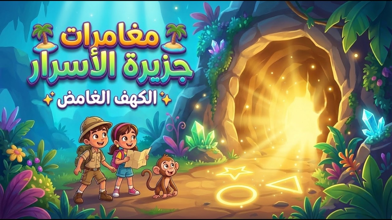 🏝️ مغامرات جزيرة الأسرار | الحلقة الثانية – الكهف الغامض
