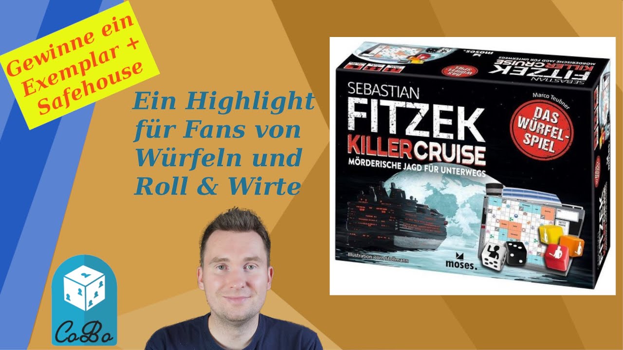 Sebastian Fitzeks Killercruise - Das Würfelspiel - ein kooperatives Roll and Write - Regeln + Review