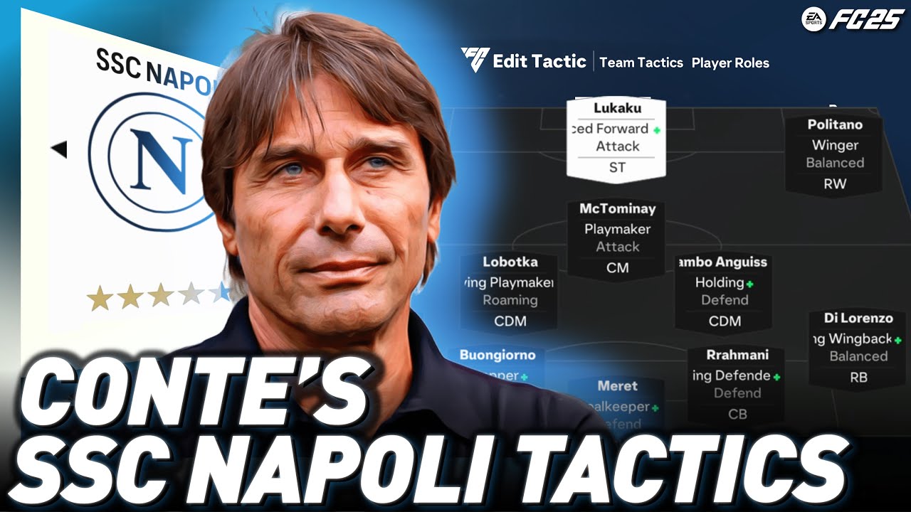 MASTERING ANTONIO CONTE'S NAPOLI TACTICS IN EA FC 25
