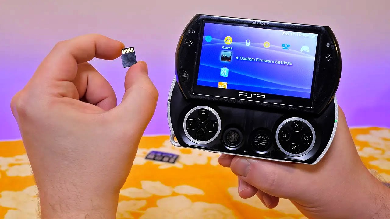 PSP Go Mods - MicroSD Adapter, Permanent Custom Firmware