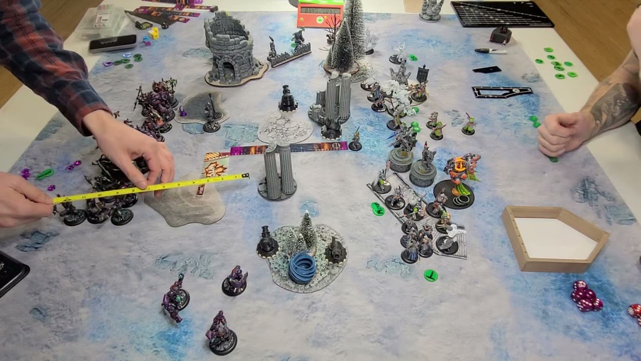 Warmachine at Broken Coast Barrage 2025. Round 3: Orgoth vs Dusk