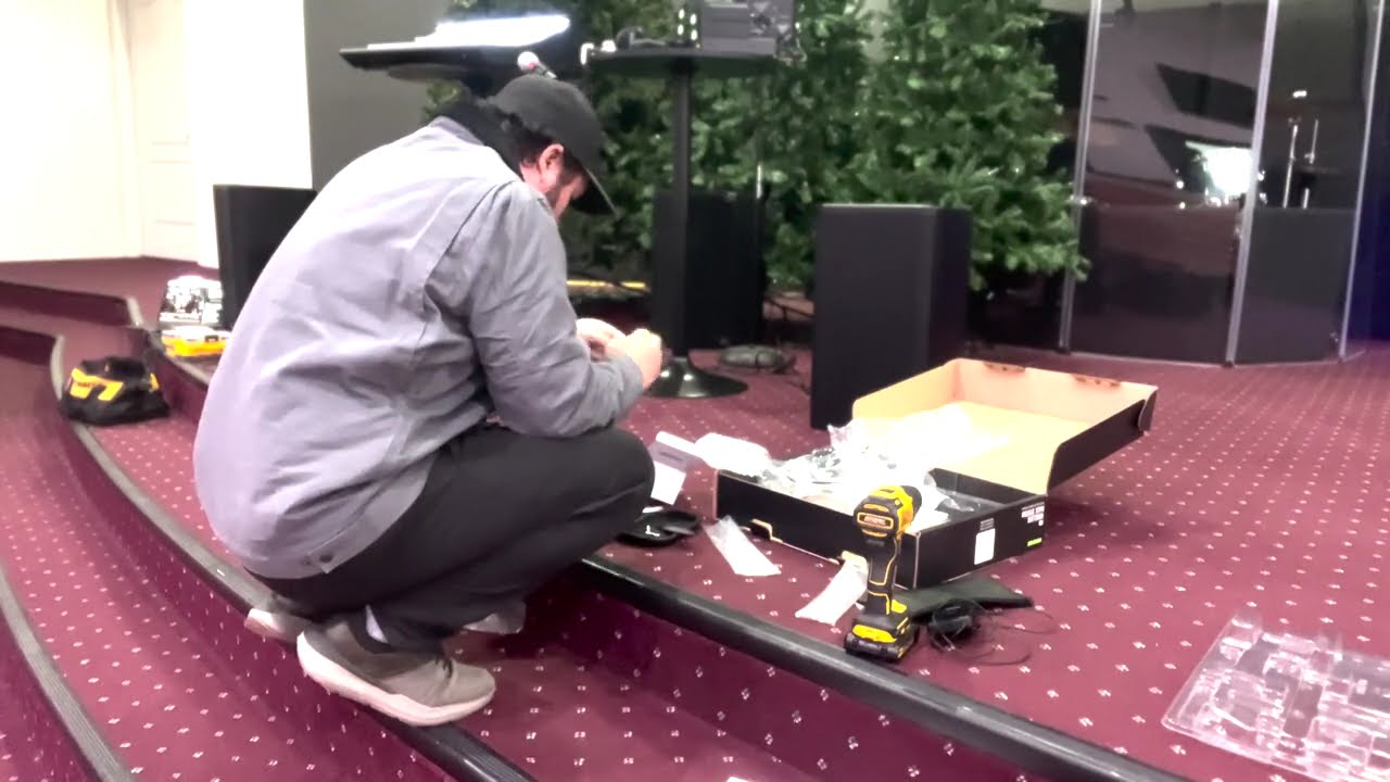 Portable Church Tech Install | QSC K12.2 | Assistive Listening | In-Ear System | Stage Box
