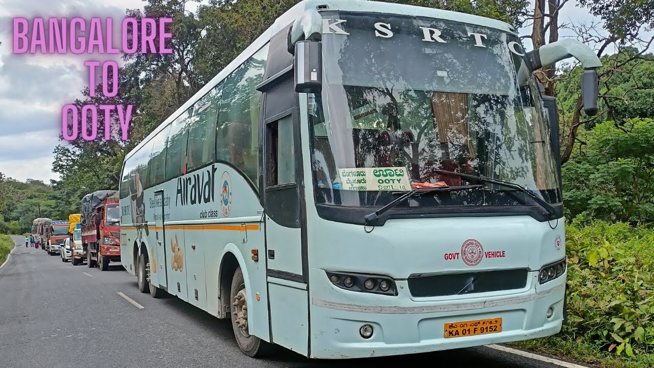 BANGALORE TO OOTY | KSRTC AIRAVAT CLUB CLASS CABIN RIDE | BANDIPUR TIGER RESERVE | HAIRPIN BENDS
