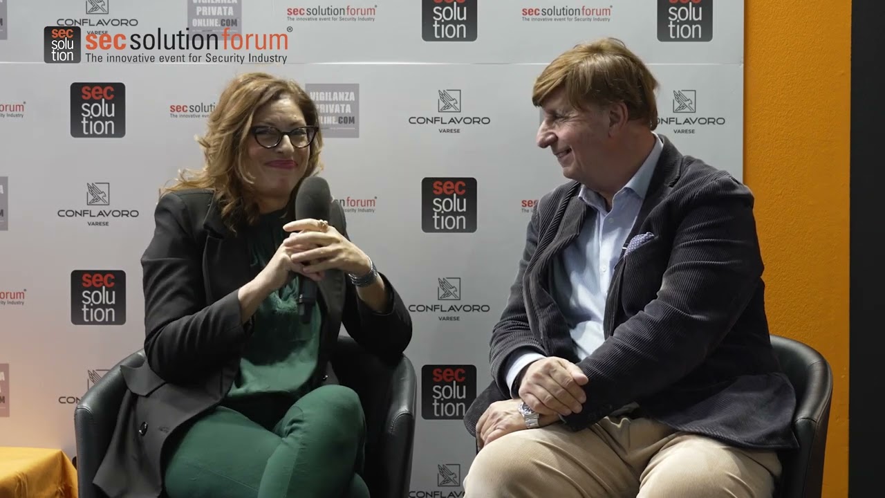 secsolutionforum a Sicurezza 2025 con Ilaria_Garaffoni, Responsabile redazione secsolution Magazine