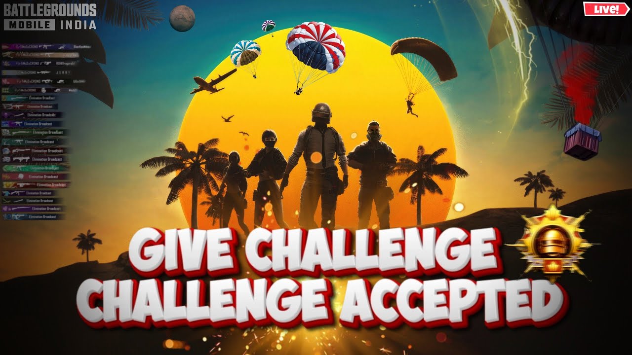 GIVE CHALLENGE CHALLENGE ACCEPTED 😱 #bgmi #bgmilive  #bgmishorts  #KimisLive#kannada #pubgmobile