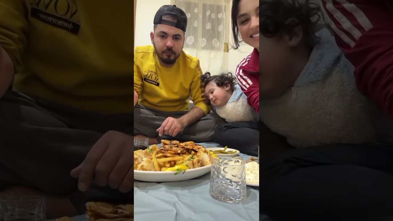 باسل وزيلان اكلنا اليوم متعه وشهى
