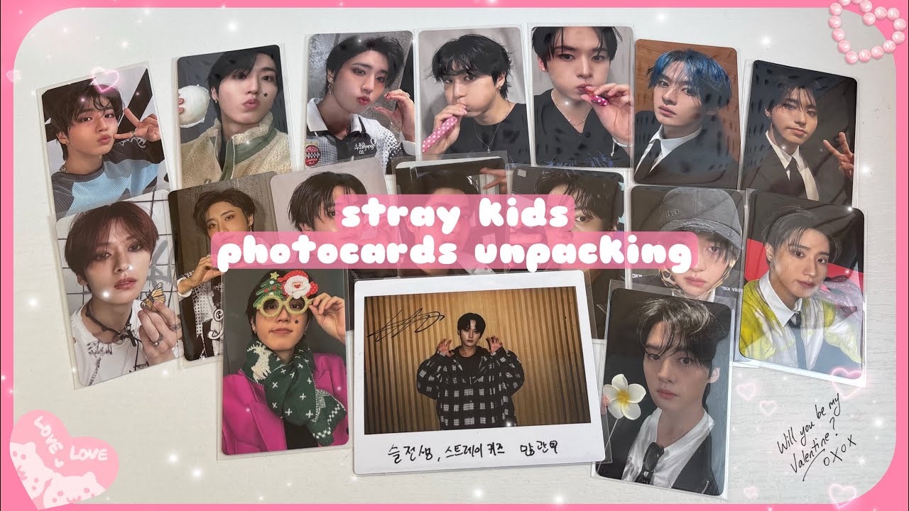 распаковка карт stray kids | minsung photocards unpacking 