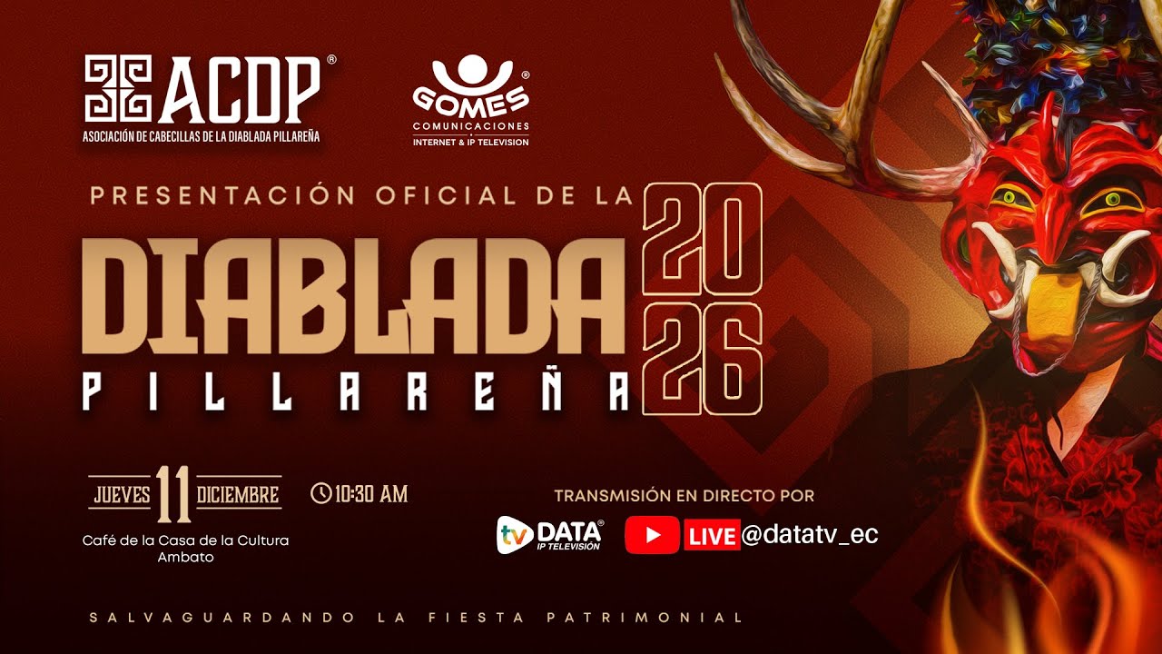🔥😈 TRANSMISIÓN EN VIVO – PRESENTACIÓN OFICIAL DE LA DIABLADA PILLAREÑA 2026 / ACDP 😈🔥