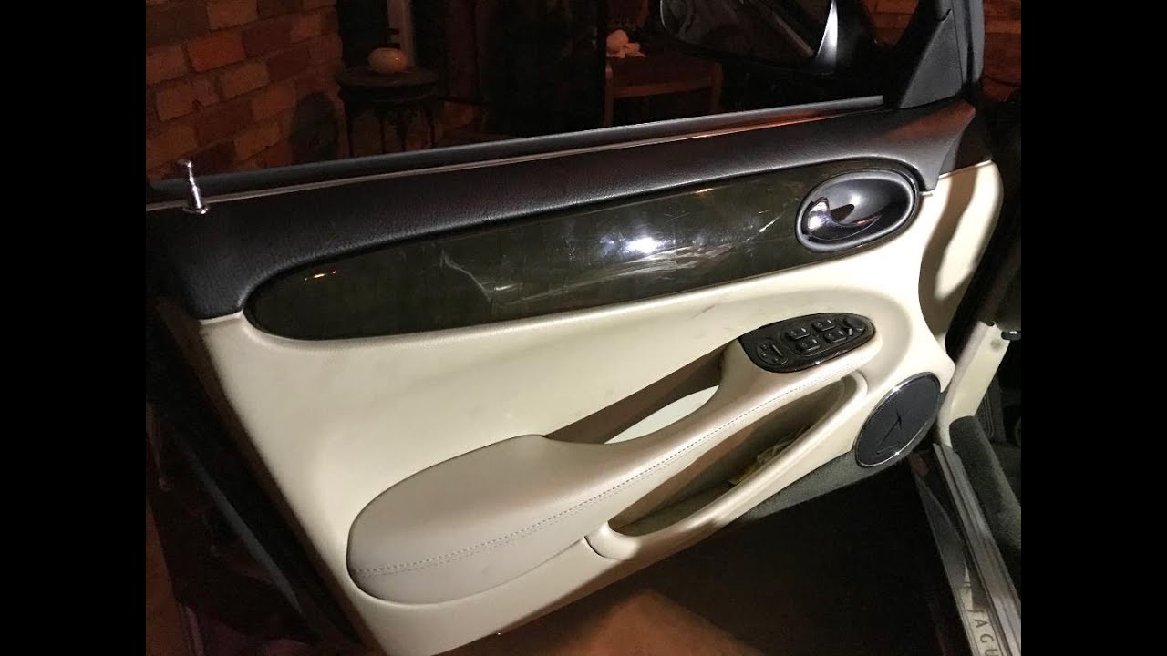 Jaguar Removal Of Interior Door Panel, Wiring, Speaker & Exterior Mirror