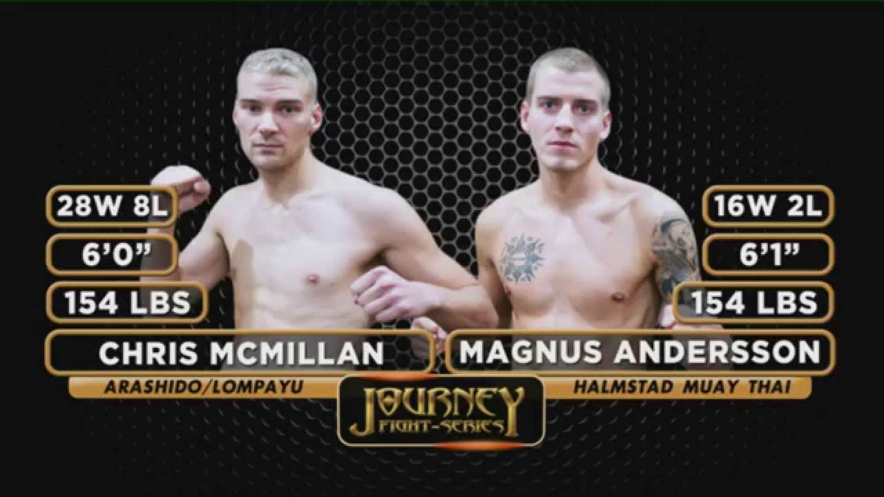 Journey Fight Series 13: Magnus Andersson VS Chris McMillan
