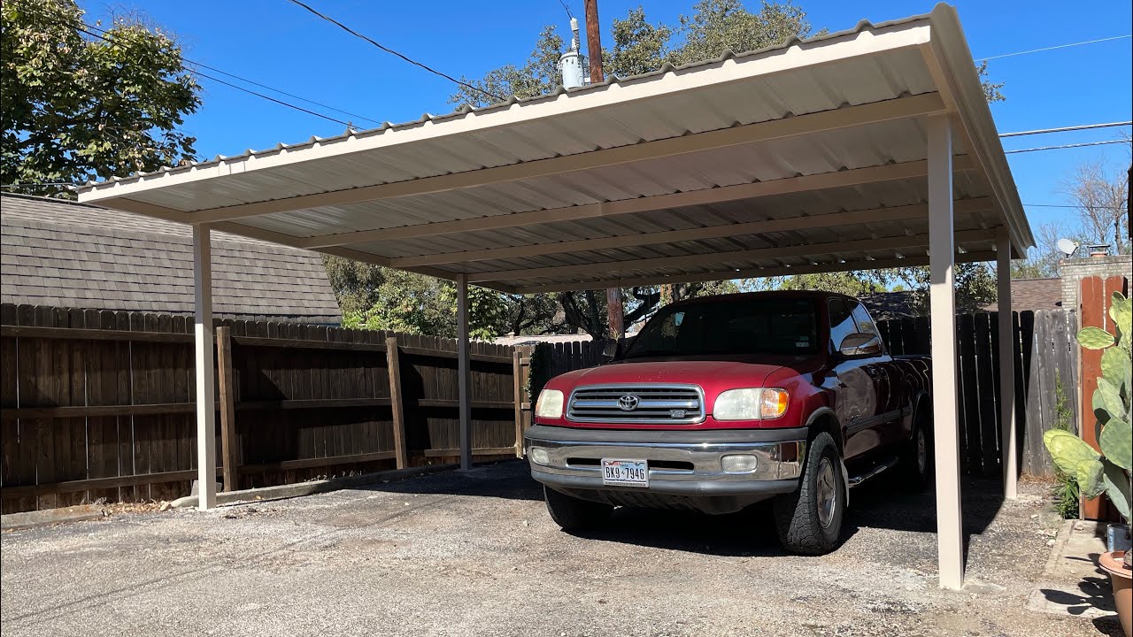 20x20 carport