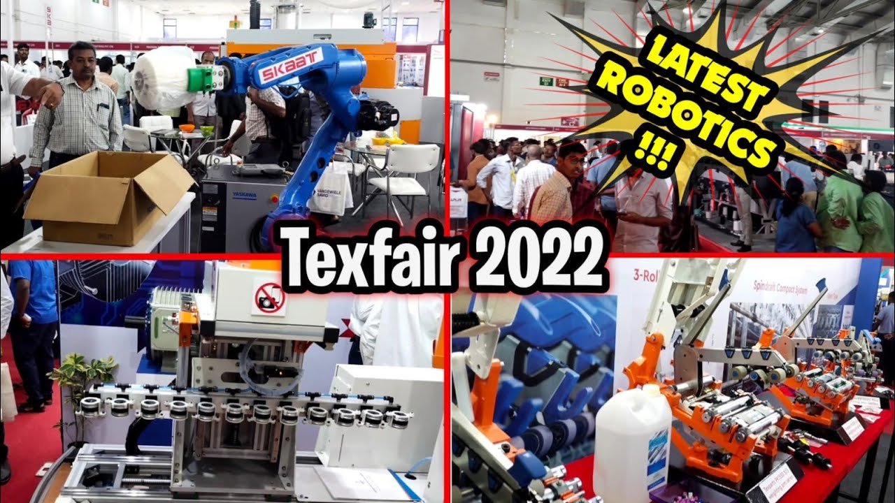 TexFair 2022 Codissia💫 | Latest Robots 🥵| Largest Tech Show And Machineries 😱| Jersey With JK