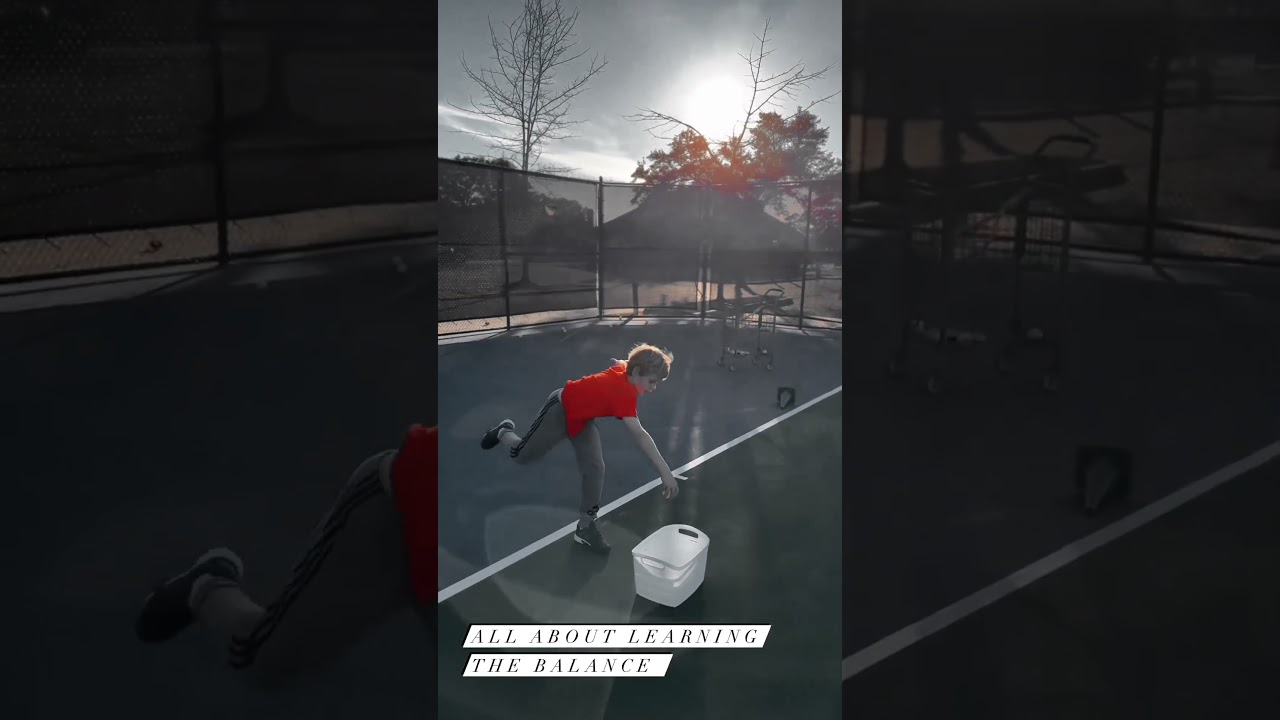 The serve technique - balance