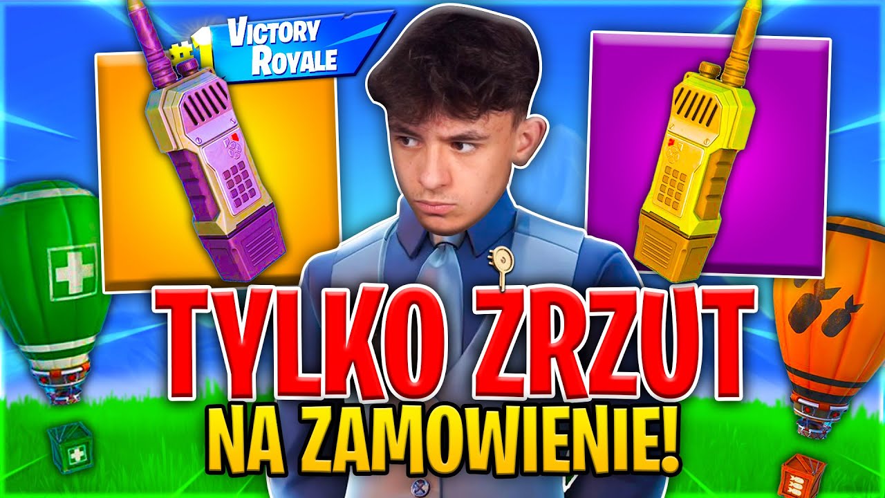 WYGRAJ ALE TYLKO NOWE ZRZUTY NA ZAM&Oacute;WIENIE w Fortnite