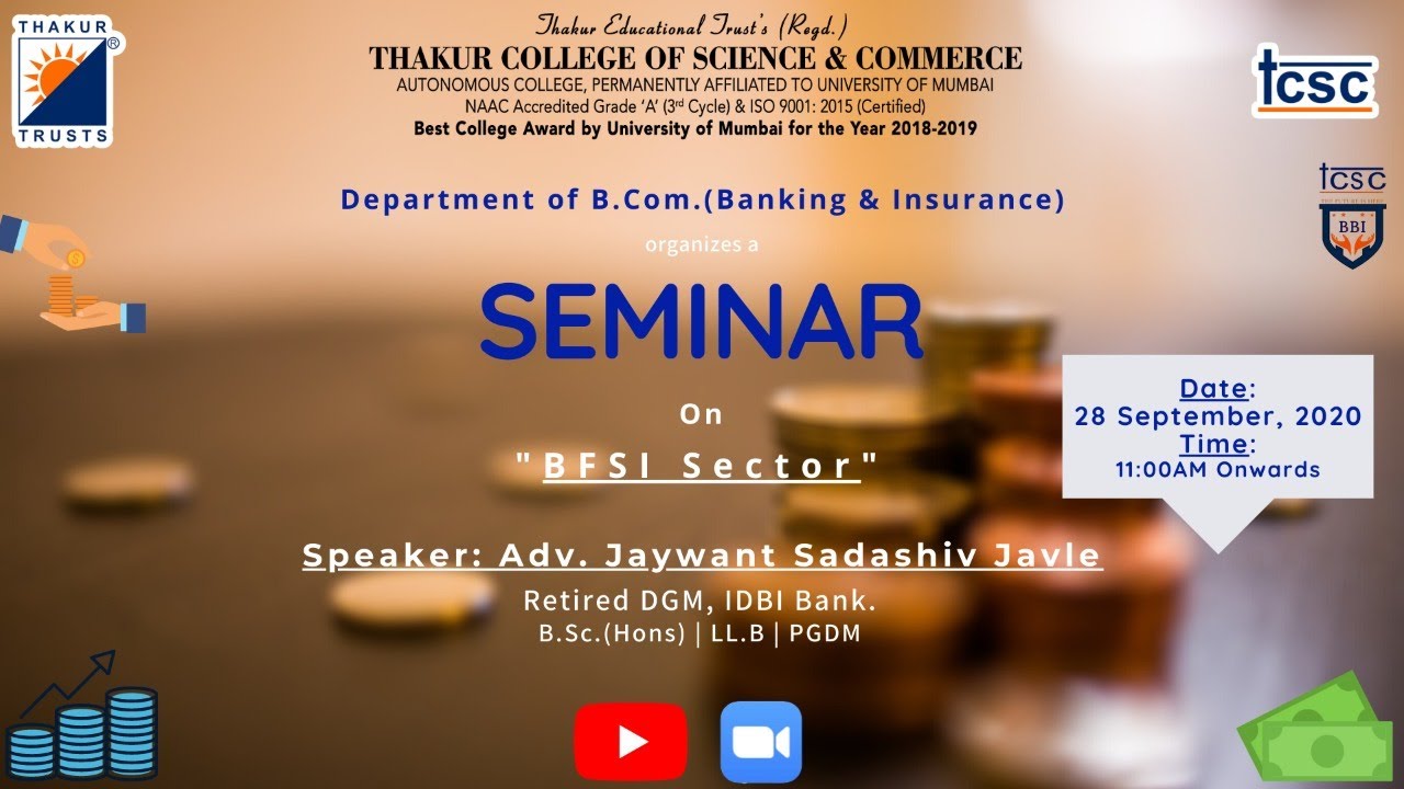 Seminar On BFSI Sector