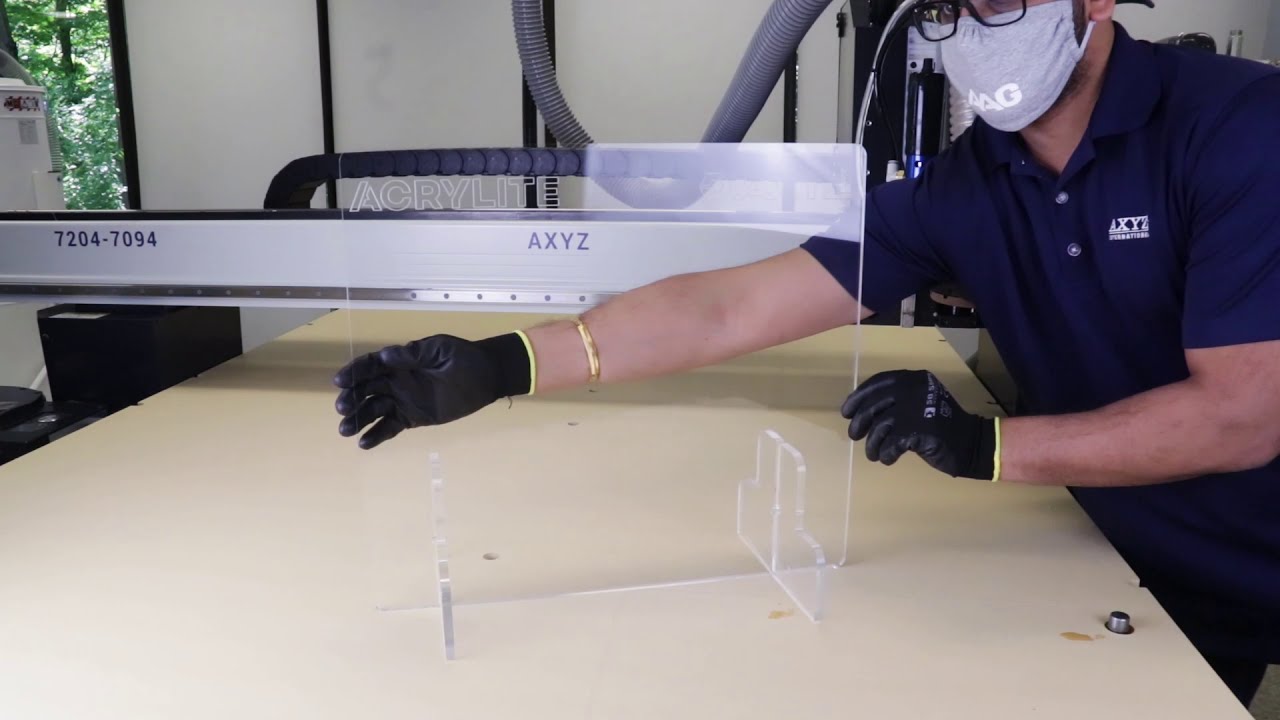 Fabricating Acrylic on the AXYZ Infinite CNC Router
