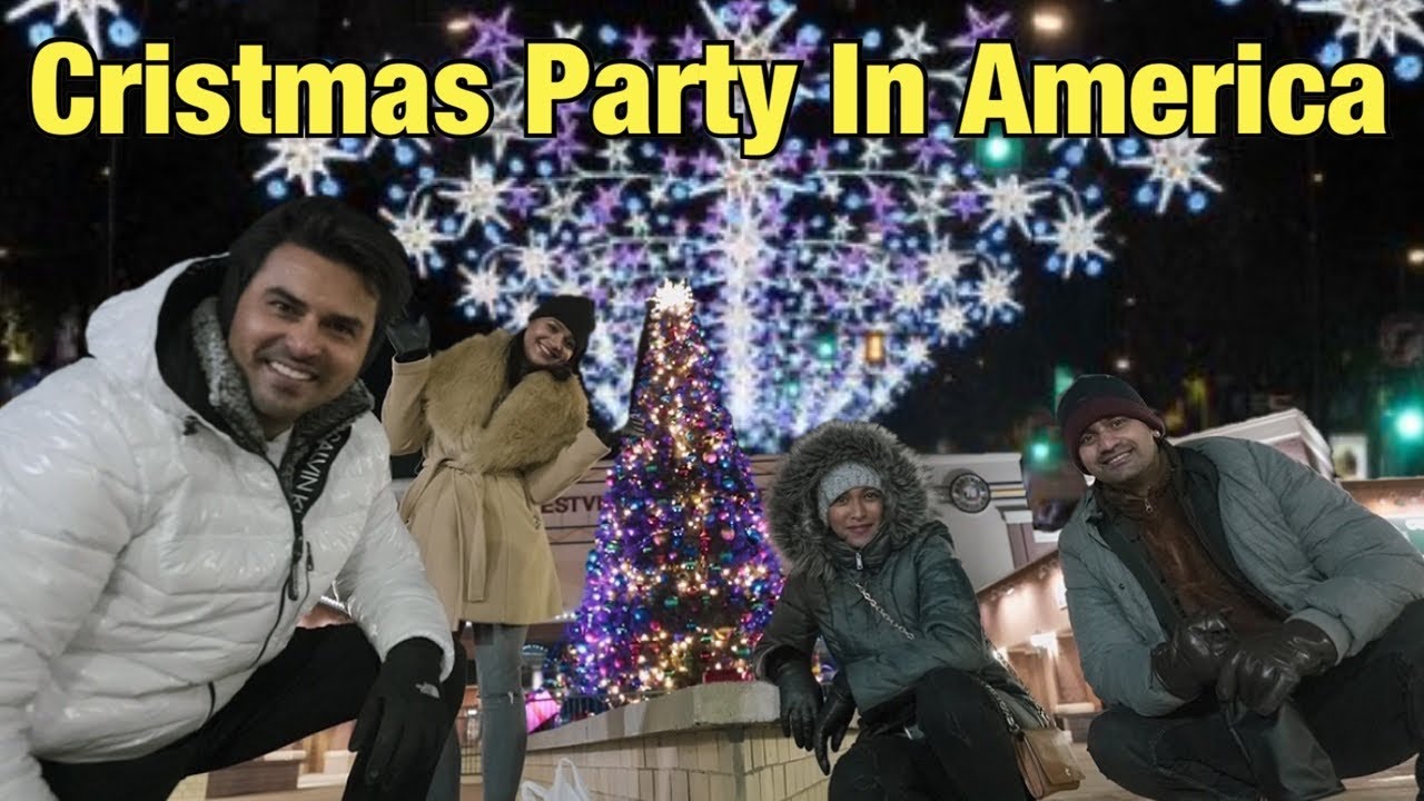 Our Christmas party In America | Christmas 2020 | Coldest Day Of 2020 | Indian Vlogger In USA 🇺🇸