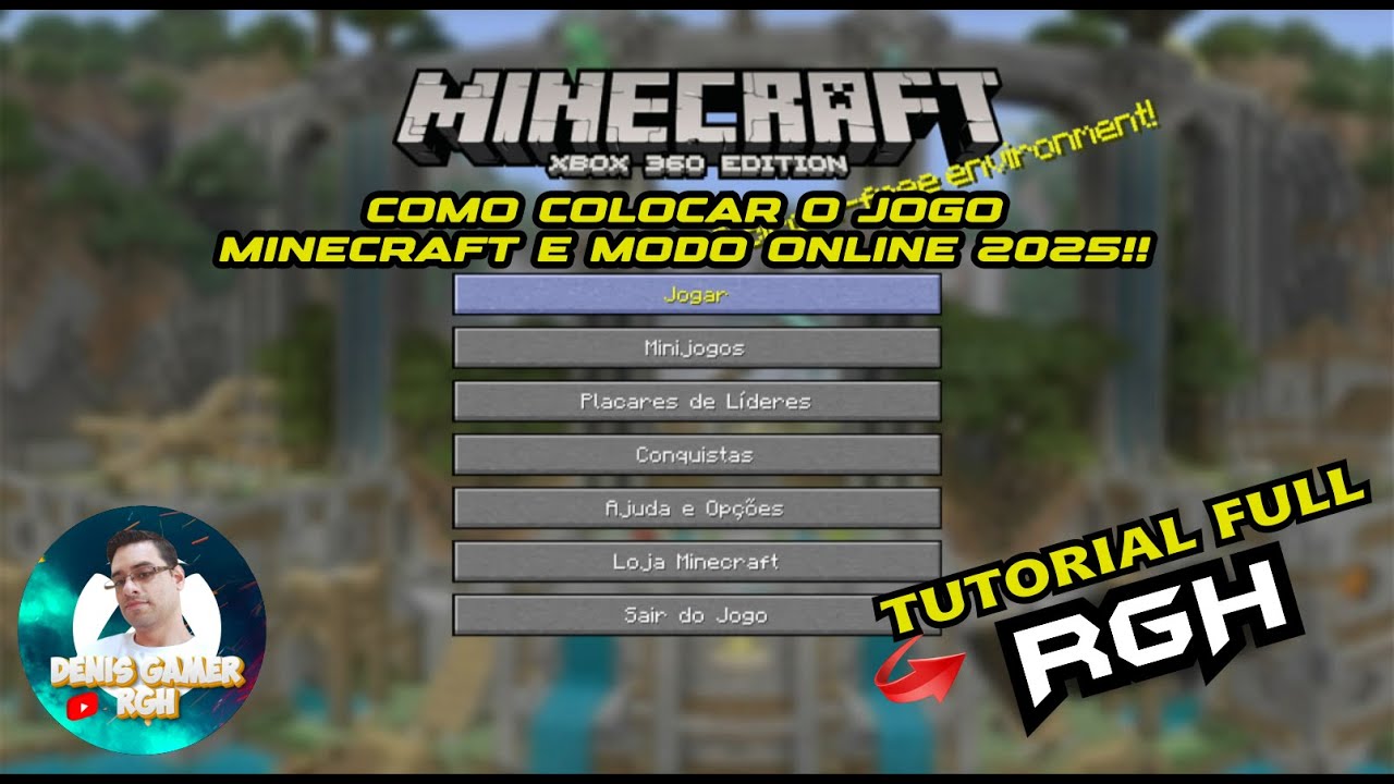 COMO COLOCAR MINECRAFT DO XBOX 360 EM 2025