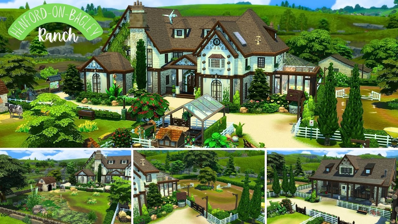 The Sims 4 || Speed Build || Henford-on-Bagley Ranch