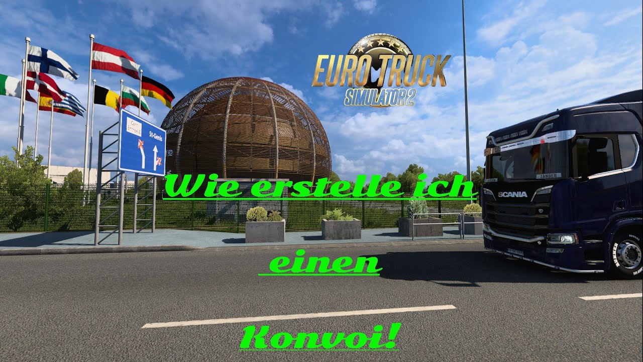 Wie erstelle ich einen Konvoi in ETS2  #ets2 #konvoi #gaming