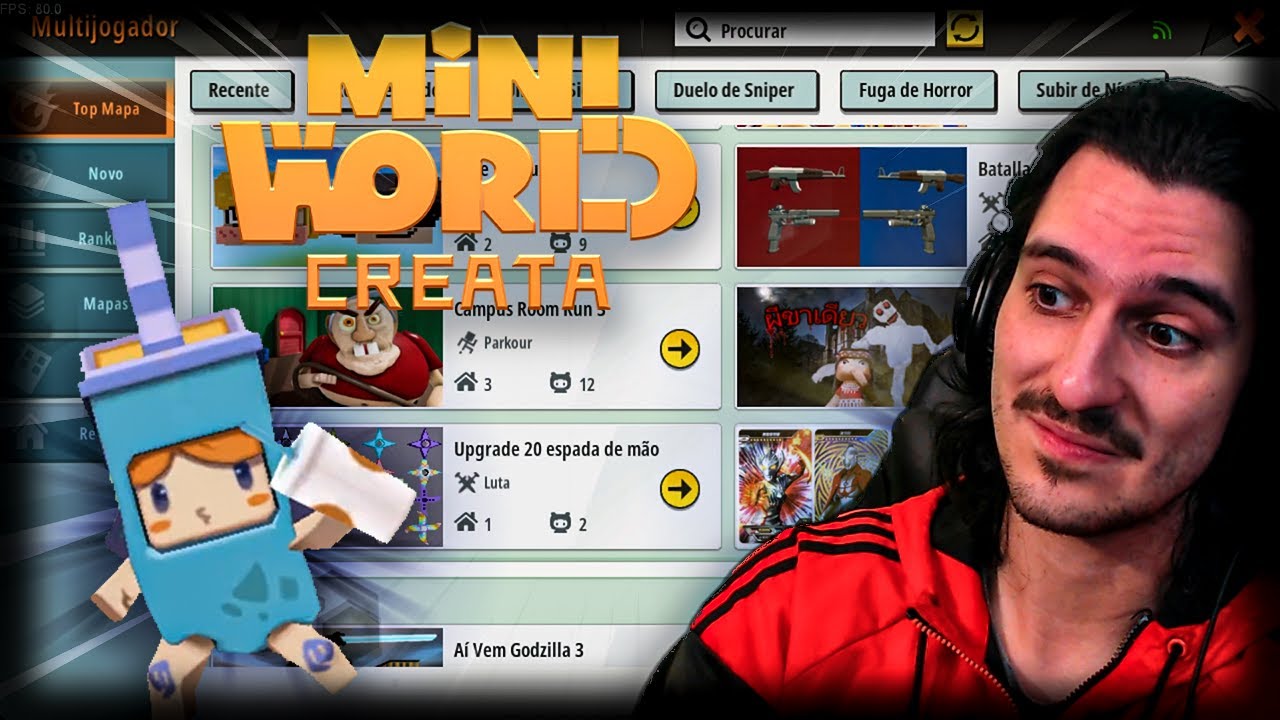 Cazum8 revisita Mini World e se arrepende