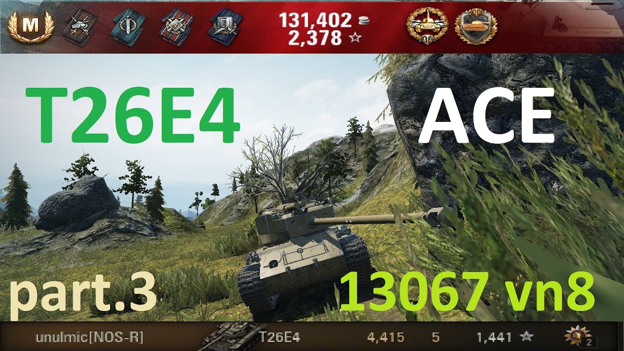 World Of Tanks  1080p 9.13 --- SuperPershing --- ace part.3 VN8 13076 (by unulmic)