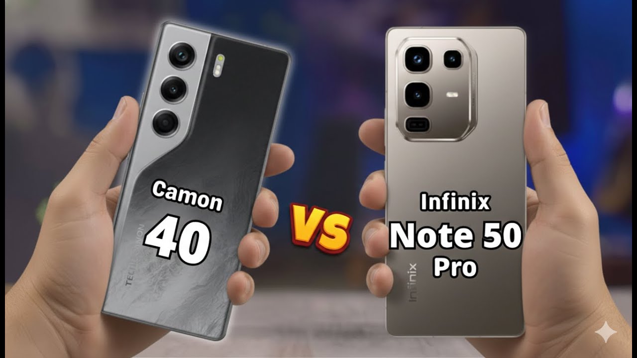 Tecno Camon 40 vs Infinix Note 50 Pro
