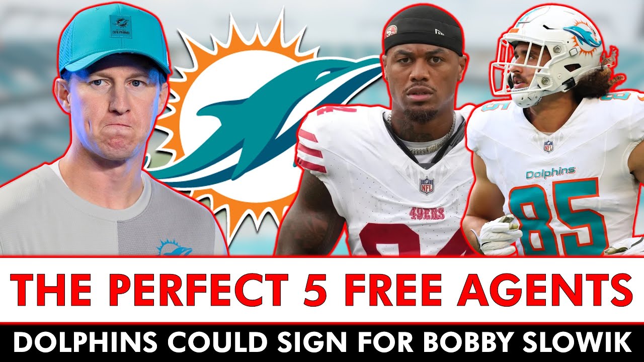 Dolphins Free Agency: The PERFECT 5 NFL Free Agents To Target On Offense For Bobby Slowik In 2026