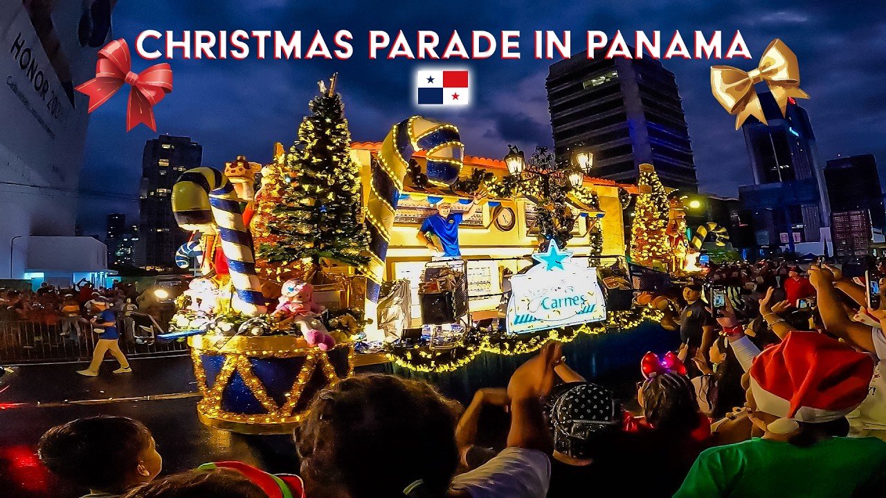 🟡 🇵🇦 🎅🏼Como fue el MEJOR Desfiles de NAVIDAD en Panamá 2024 🎄
