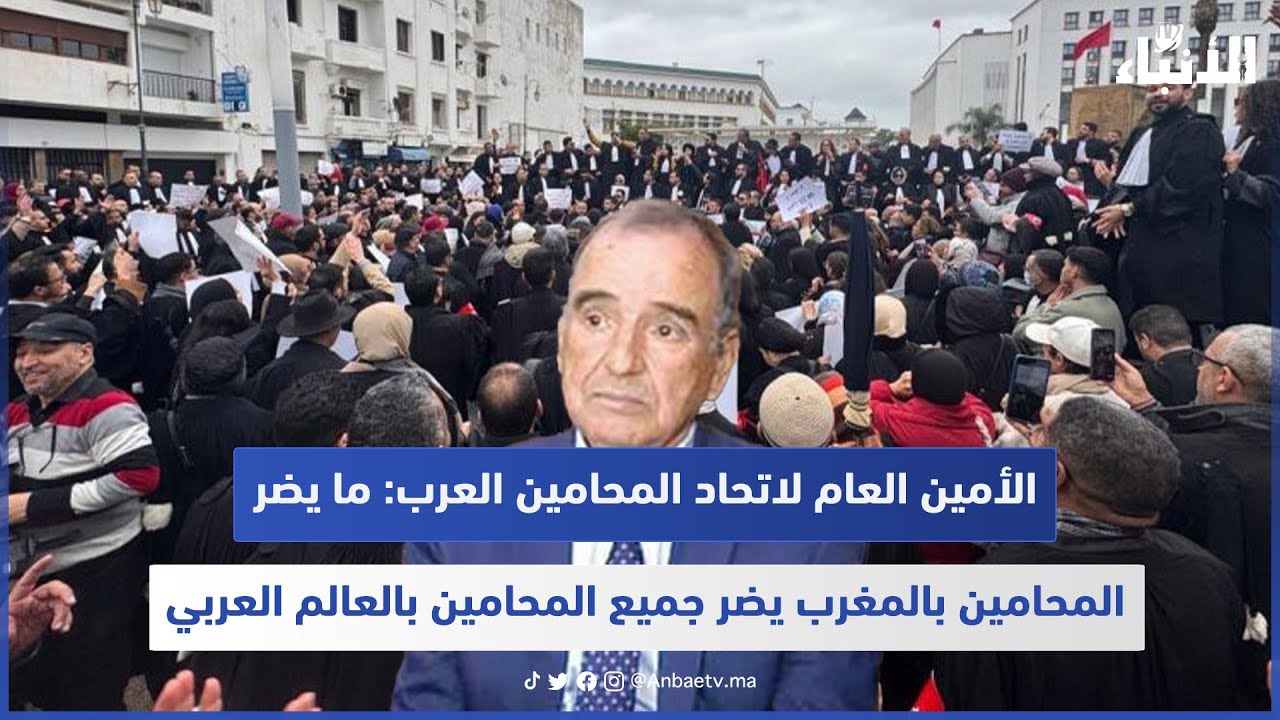 الأمين العام لاتحاد المحامين العرب: ما يضر المحامين بالمغرب يضر جميع المحامين بالعالم العربي