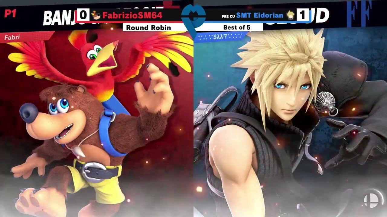 FabrizioSM64 (Banjo&Kazooie) VS SMT Eidorian (Cloud) | Round Robin | Pixel Smash Bi-Weekly #18