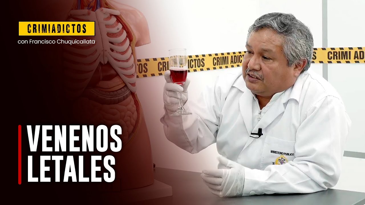 ¿Cómo investigar crímenes por envenenamiento? | Crimiadictos | Entrevista a Javier Churango Valdez