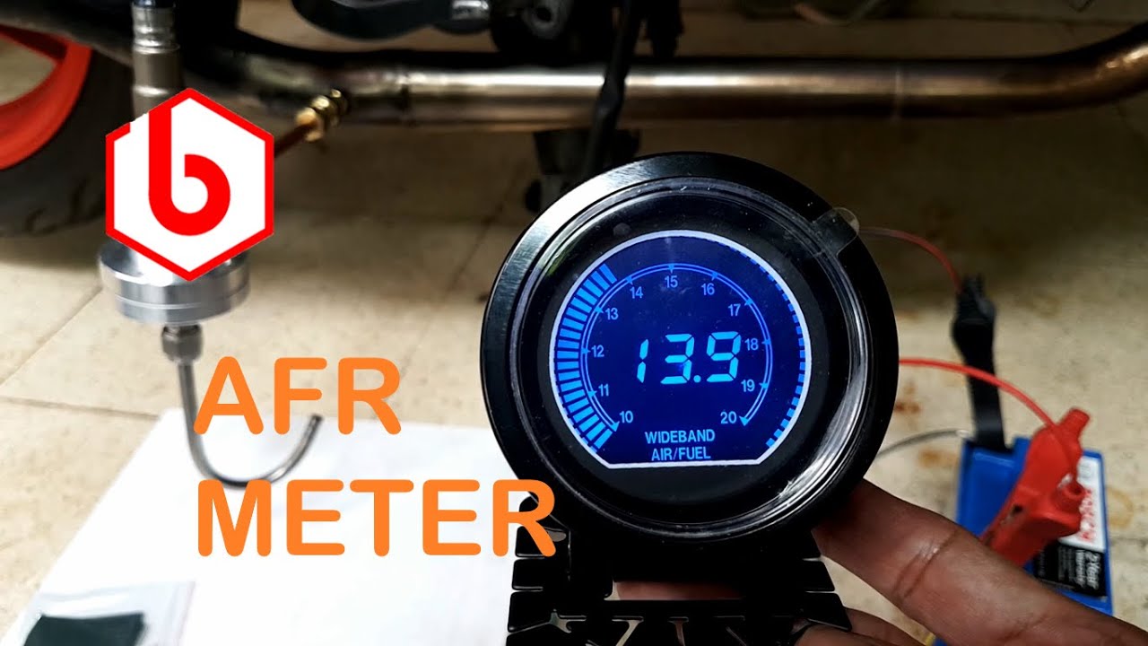 AFR METER, membaca gas buang hasil pembakaran mesin, setting bahan bakar dengan piggyback controller