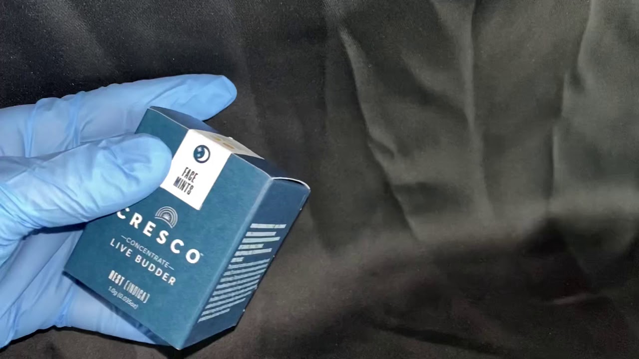 FaceMints Live Budder - Cresco Unboxing & Melt Shot