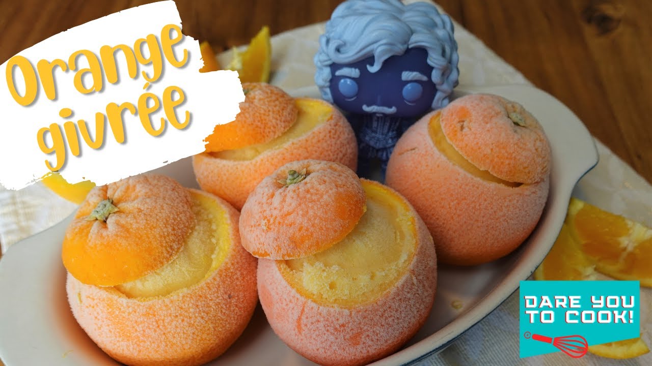 L'Orange givrée 🍊🥶 En 2 ingrédients seulement ! ✌