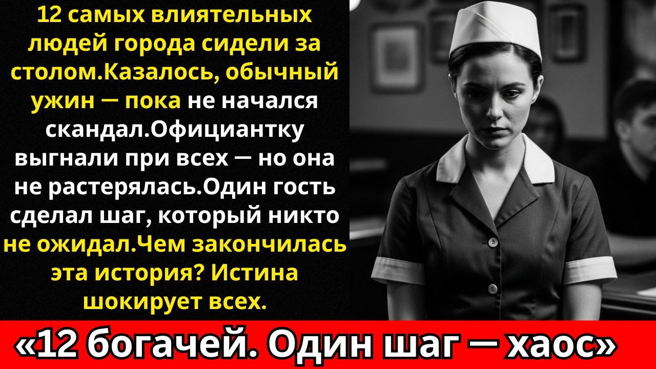 «12 влиятельных людей. Один шаг — и вечер превратился в хаос»