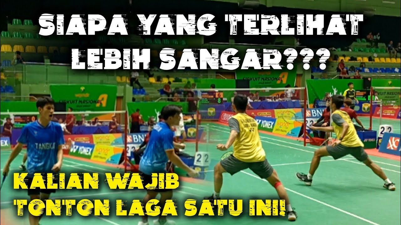 LAGA PANAS BERLANGSUNG TEGANG❗Pertemuan Geng [TANGKAS] VS Geng [JAYA RAYA] | Badminton Indonesia 