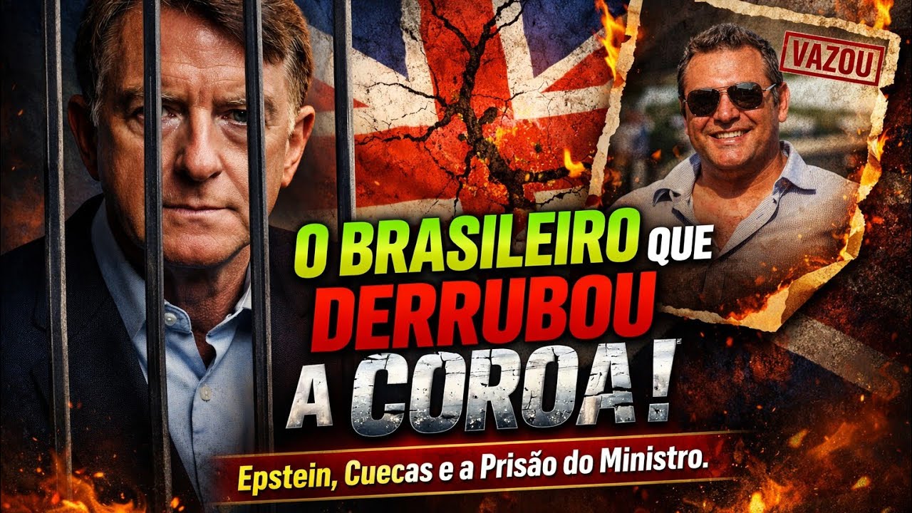 Brasileiro de cuecas na mansão de Epstein derruba Ministro Britânico! (Prisão Ontem)