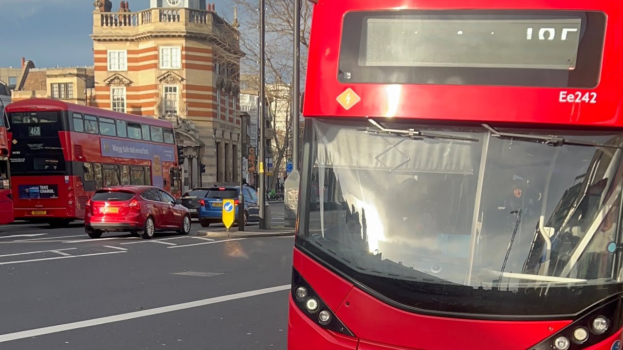 (185 bus) Go Ahead Ee242 LG73FSK Enviro 400EV